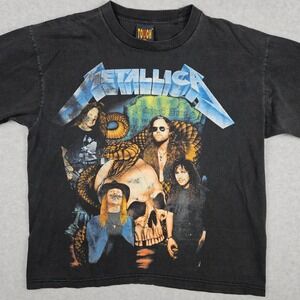 Metallica Touch Mens XL Black Long Sleeve Shirt Graphic Band Tee Rock Music Rare